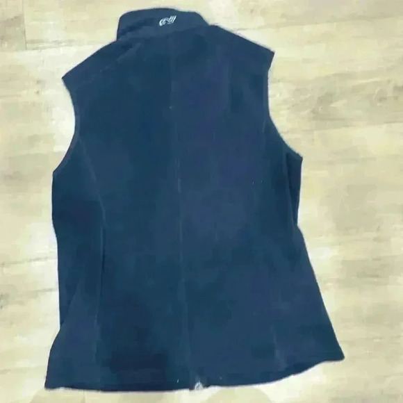 Vineyard Vines Women's blue fleece zip front vest small - Picture 5 of 6